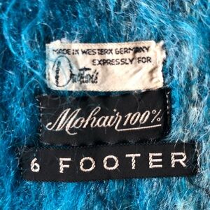Vintage Dayton’s Blue Mohair “6 Footer” Scarf